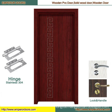 MDF PVC Door PVC Interior Door Flush Wooden Door